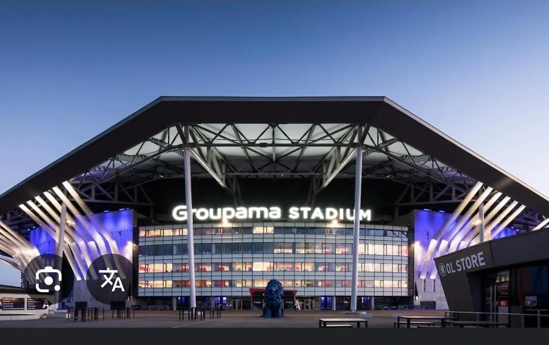 公寓 Cosy Decines Groupama Stadium-Ldlc Arena Climatise 法国